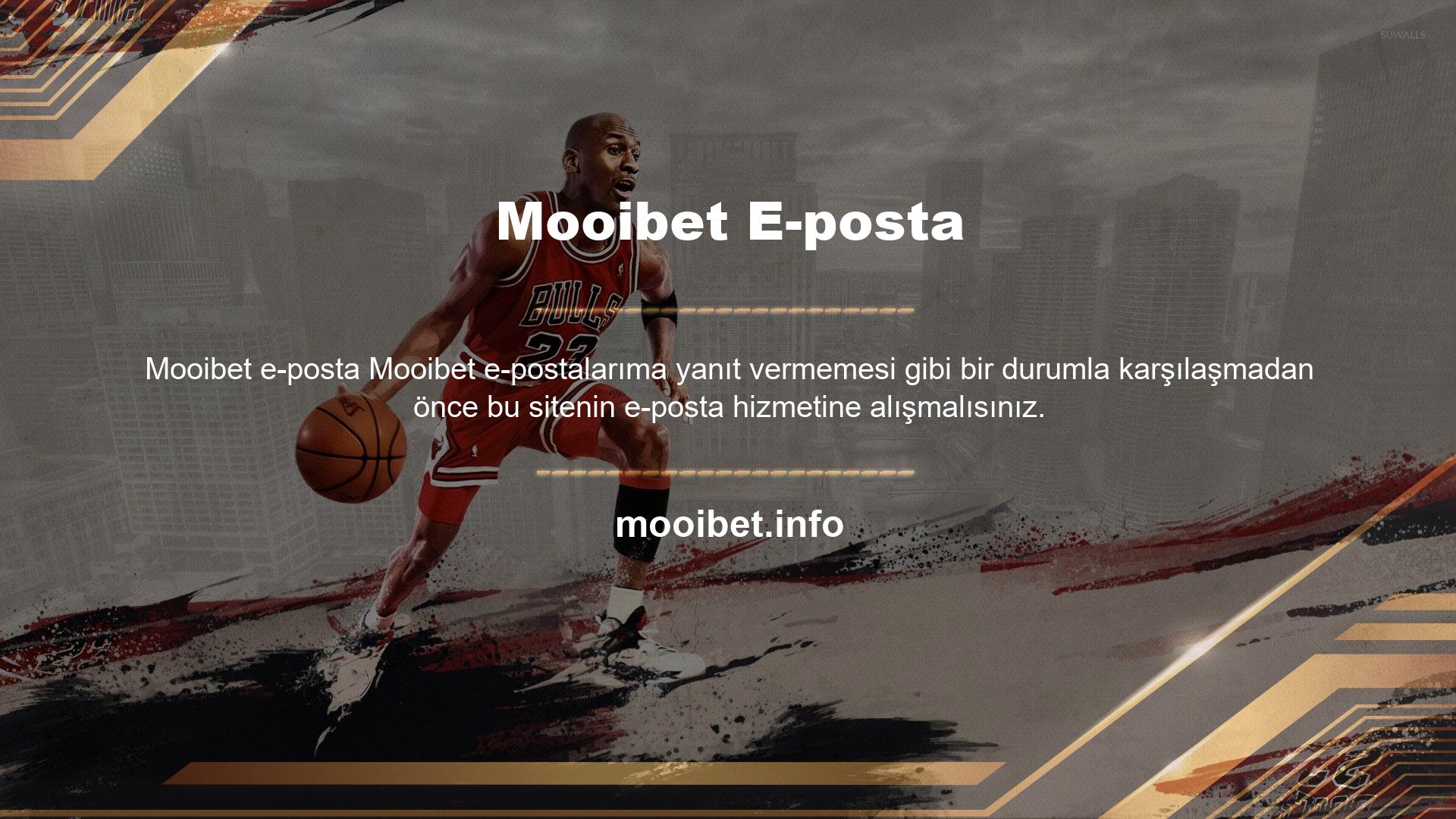 Mooibet web sitesine bildirim gönderebilir, site yöneticileri ile iletişim kurabilir ve müşteri hizmetleri ile iletişime geçebilirsiniz