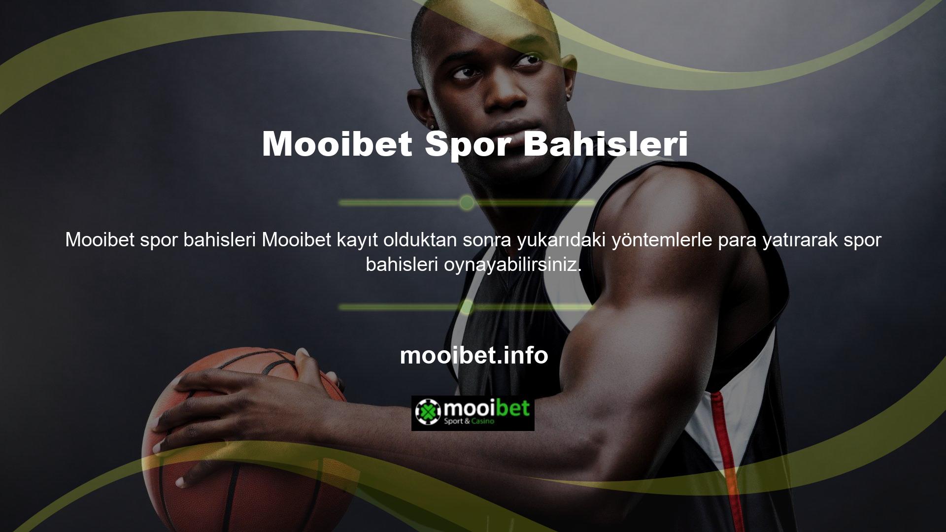 Mooibet spor bahisleri