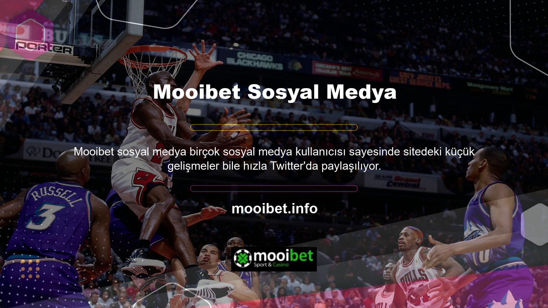 Etkinliği Mooibet Twitter hesabından takip edin